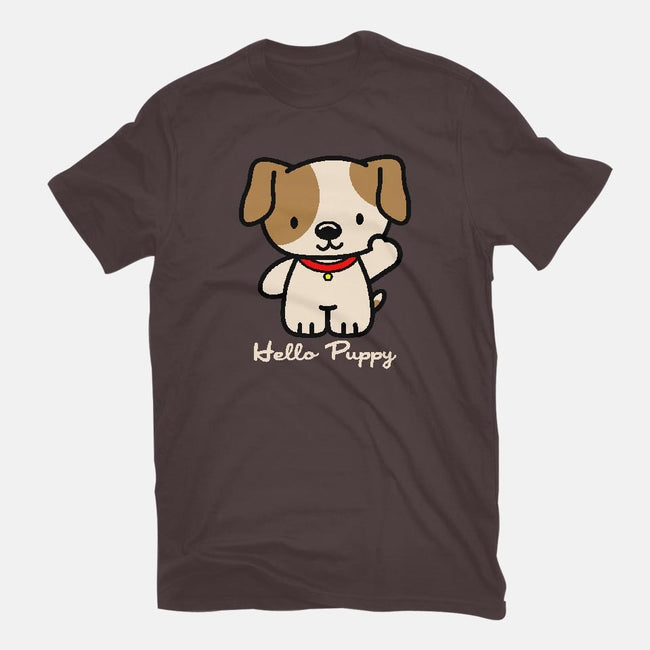 Hello Puppy-mens long sleeved tee-troeks