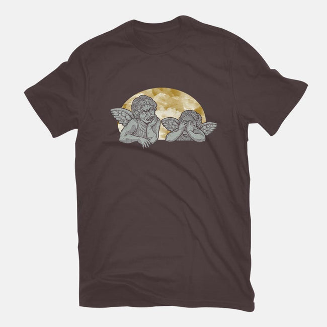 Weeping Cherubs-womens basic tee-jkilpatrick