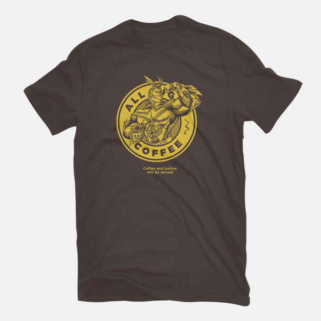 All Might Coffee-mens basic tee-yumie
