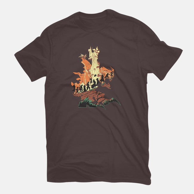 Unfinished Ruin-mens basic tee-Adams Pinto