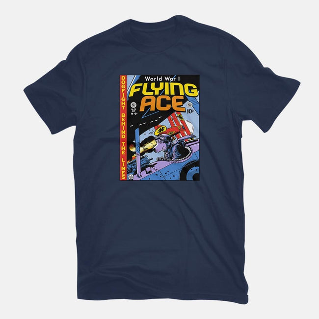 World War I Flying Ace-womens basic tee-Captain Ribman