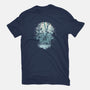 Dark Forest Skull-womens fitted tee-Sitchko Igor