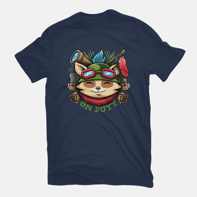 Teemo On Duty-mens basic tee-Bamboota