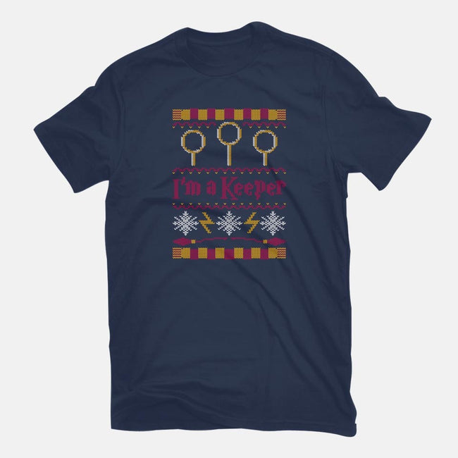I'm A Keeper-mens basic tee-Mandrie