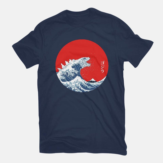 Hokusai Gojira-Variant-mens basic tee-Mdk7