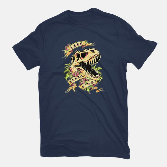 Life Finds a Way-mens long sleeved tee-Squeedge Monster