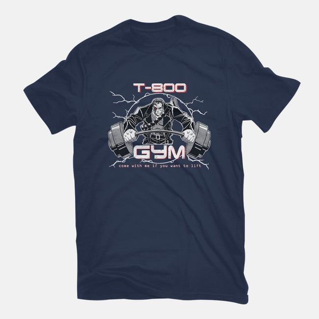 T-800 Gym-youth basic tee-Coinbox Tees