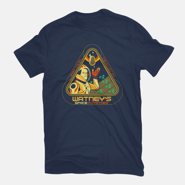 Watney's Space Potatoes-mens basic tee-Glen Brogan