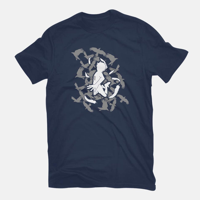 Soaring Crow-youth basic tee-TerminalNerd