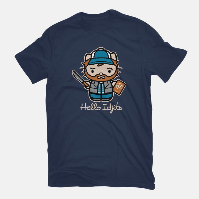 Hello Idjits-mens long sleeved tee-Matt Parsons