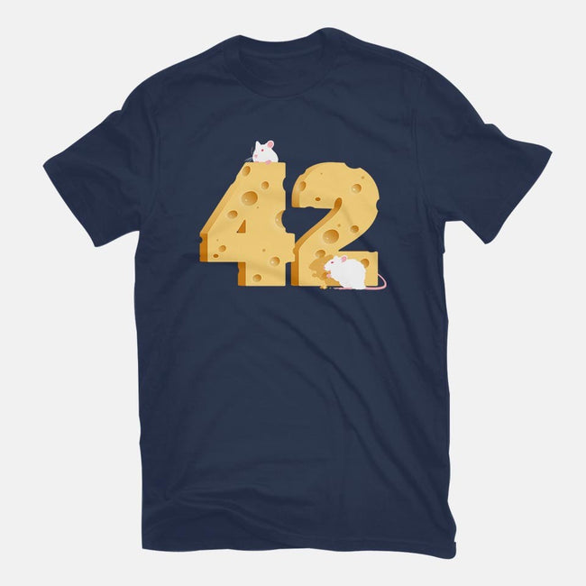 Cheese Is The Answer!-womens basic tee-drbutler