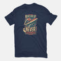 Never Surrender!-mens basic tee-DeepFriedArt
