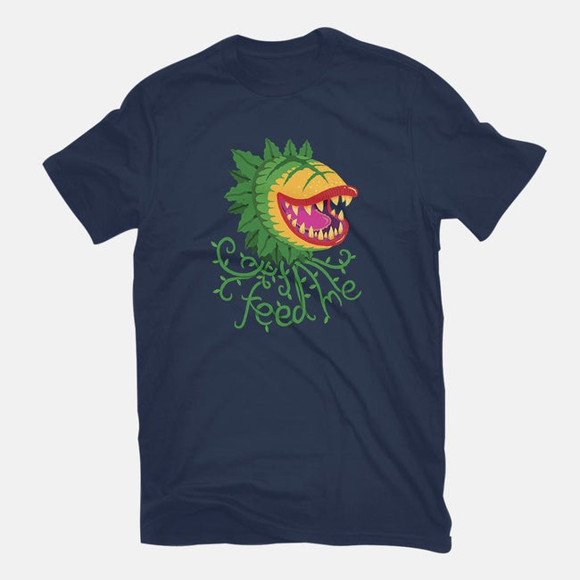 Feeeeeed Me-mens basic tee-DinoMike