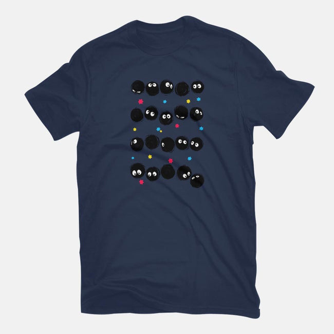 Susuwatari Stripes-youth basic tee-BlancaVidal