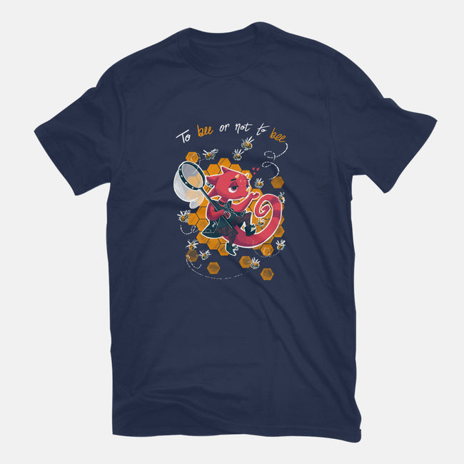 To Bee Or Not To Bee-mens heavyweight tee-theteenosaur