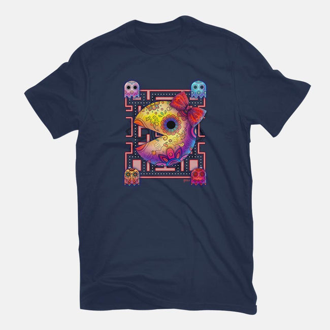 Ms Pac Muertos-mens premium tee-MoniWolf