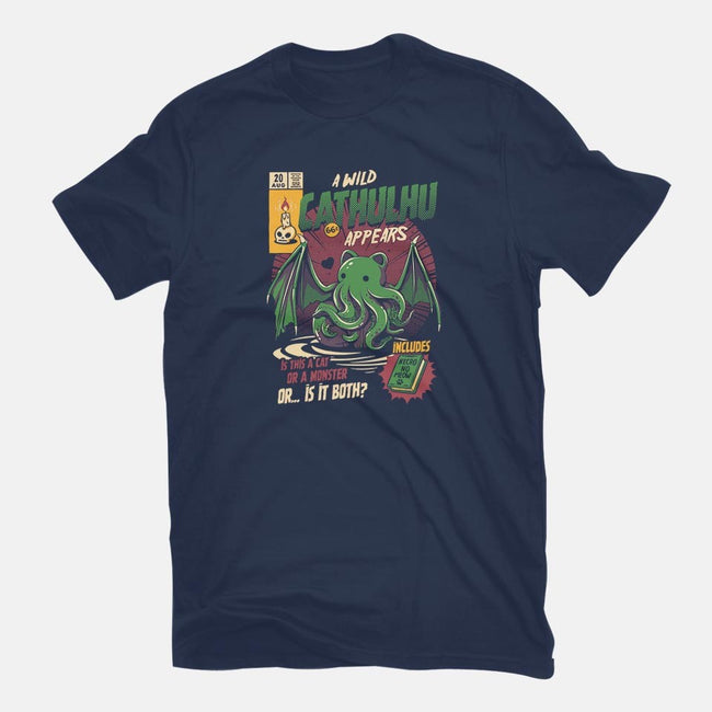 Is It a Cat Or a Monster-mens premium tee-ilustrata