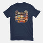 Nekonime-mens basic tee-batang 9tees