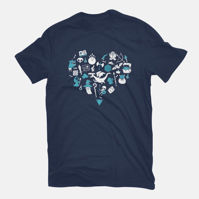 I Love Questing-mens basic tee-queenmob