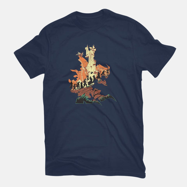 Unfinished Ruin-mens basic tee-Adams Pinto
