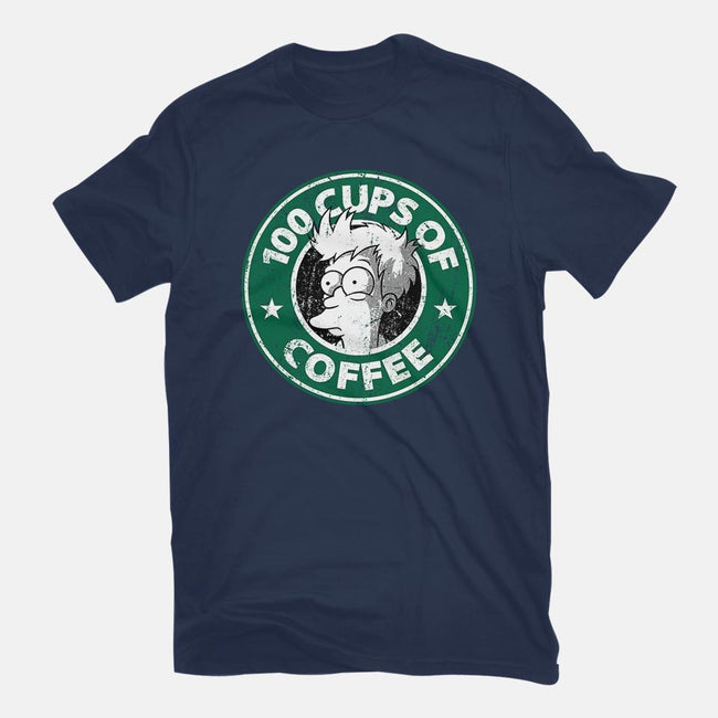 100 Cups of Coffee-womens fitted tee-Barbadifuoco