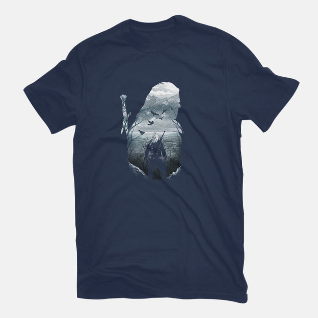 Wild Hunt Silhouette-youth basic tee-dandingeroz