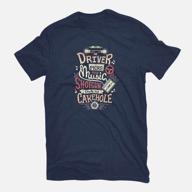 Driver Picks the Music-youth basic tee-risarodil