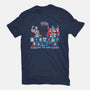 Robo Fighter-youth basic tee-LavaLampTee