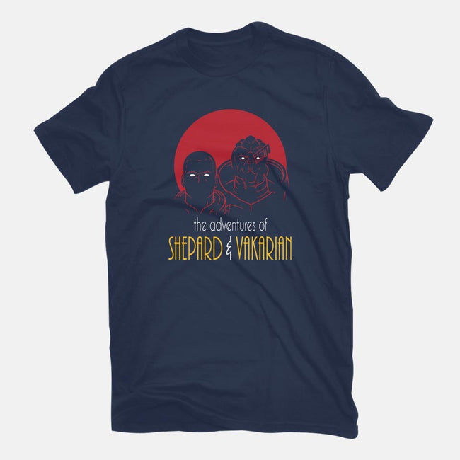 Adventures of BroShep-womens basic tee-Cattoc_C
