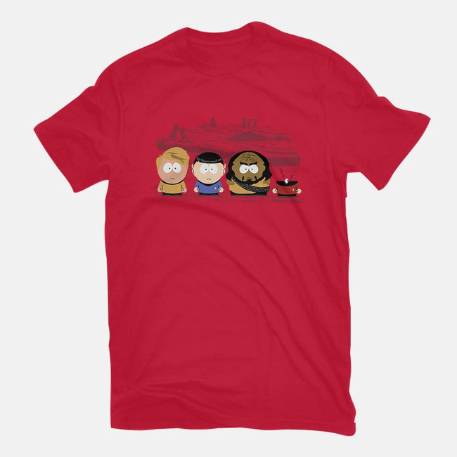 South Trek-mens basic tee-Beware_1984