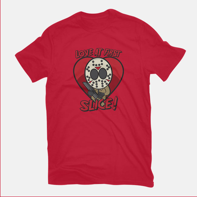 Love At First Slice!-mens basic tee-jrberger