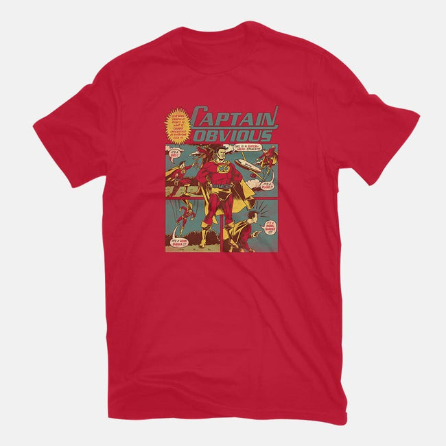 Captain Obvious-youth basic tee-Joshua Kemble