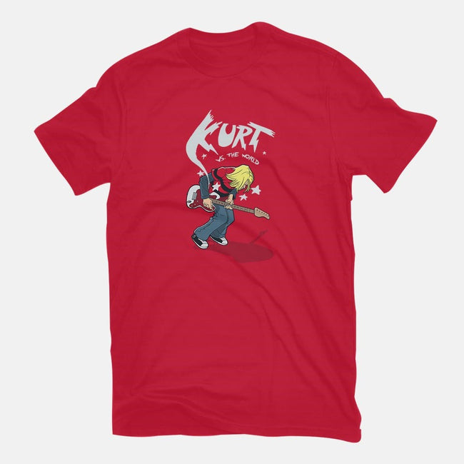 Kurt vs the World-youth basic tee-Velizaco