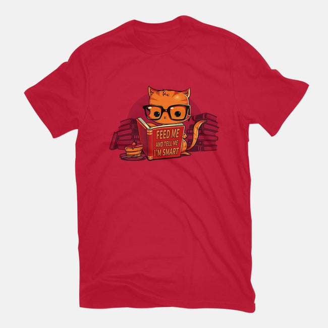 Feed Me And Tell Me I'm Smart-youth basic tee-tobefonseca