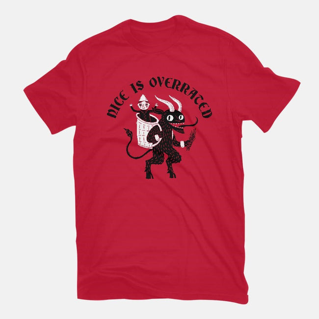 Naughty Is Better-womens fitted tee-DinoMike