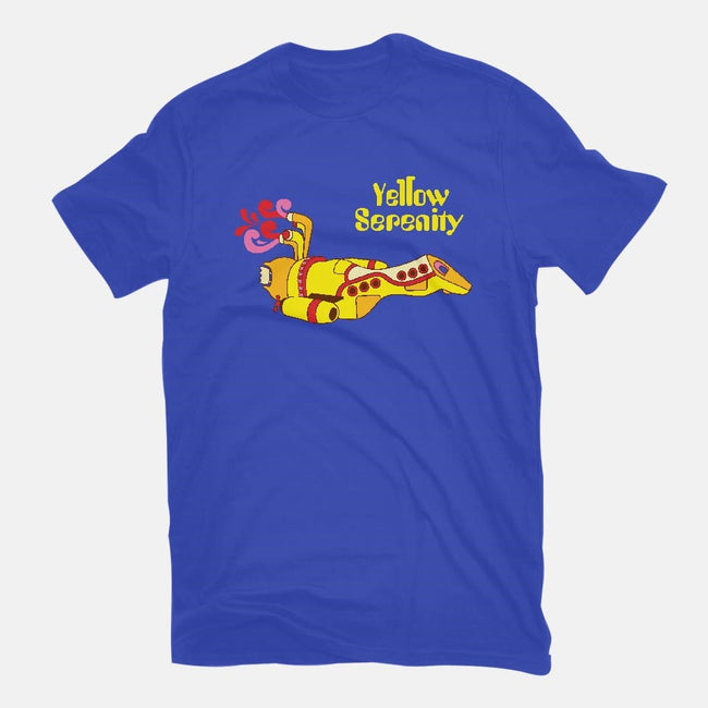 Yellow Serenity-mens basic tee-KentZonestar