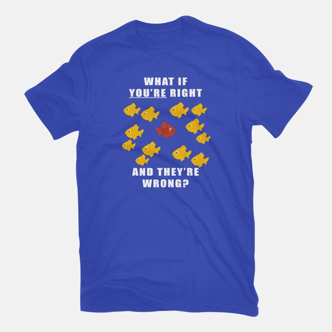 What if You're Right and They're Wrong-womens fitted tee-belial90