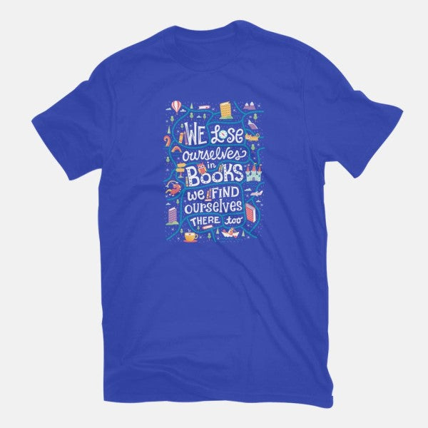 We Lose Ourselves in Books-mens long sleeved tee-risarodil