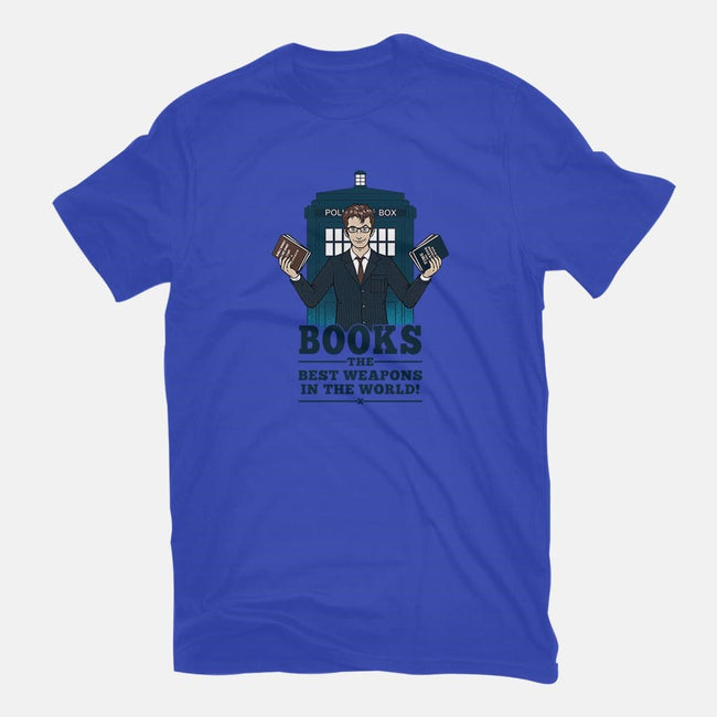 Books, The Best Weapons-youth basic tee-pigboom