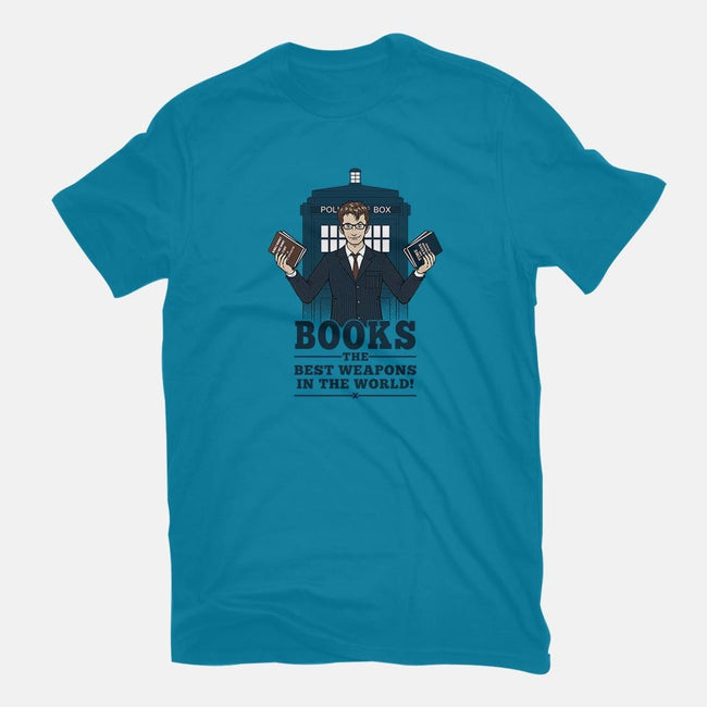 Books, The Best Weapons-youth basic tee-pigboom