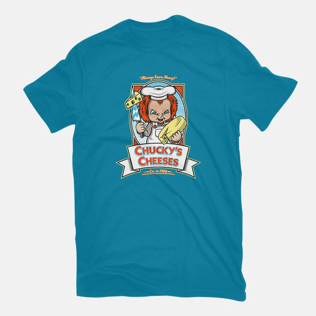 Chucky's Cheeses-womens basic tee-krusemark