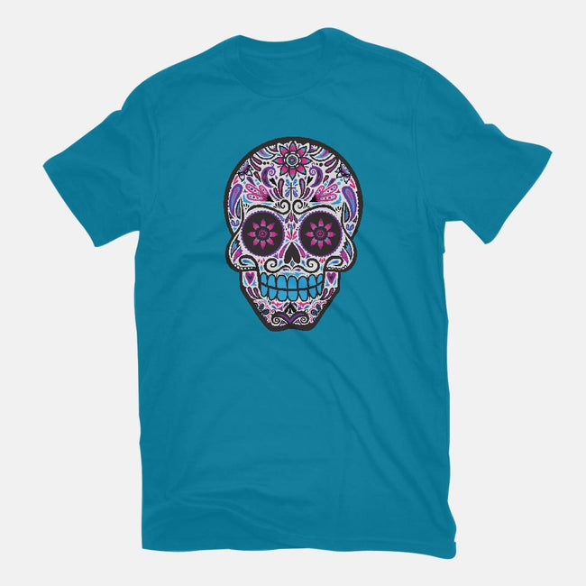 Neon Calavera-youth basic tee-wotto