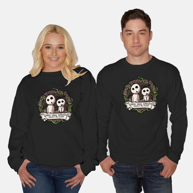 Save The Tree Spirits-unisex crew neck sweatshirt-ducfrench