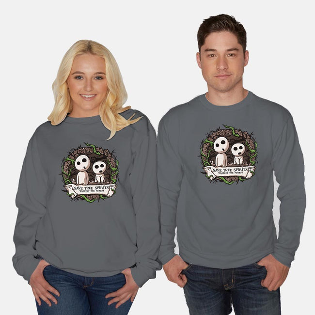 Save The Tree Spirits-unisex crew neck sweatshirt-ducfrench