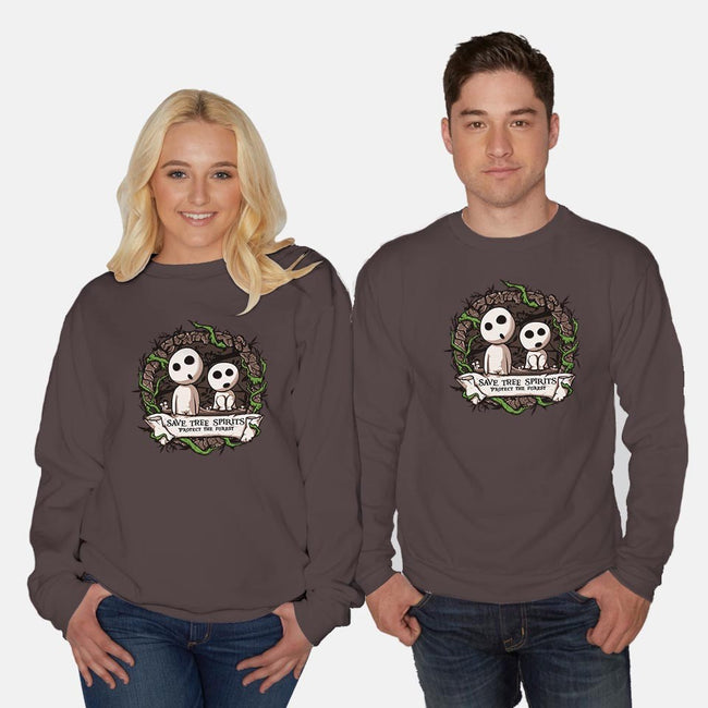 Save The Tree Spirits-unisex crew neck sweatshirt-ducfrench