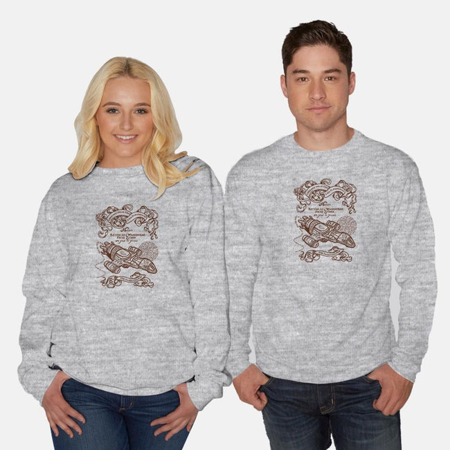The Smuggler's Map-unisex crew neck sweatshirt-Missy Corey