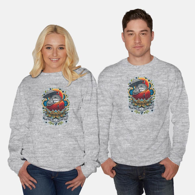 Enlightened Neighbor-unisex crew neck sweatshirt-Bamboota