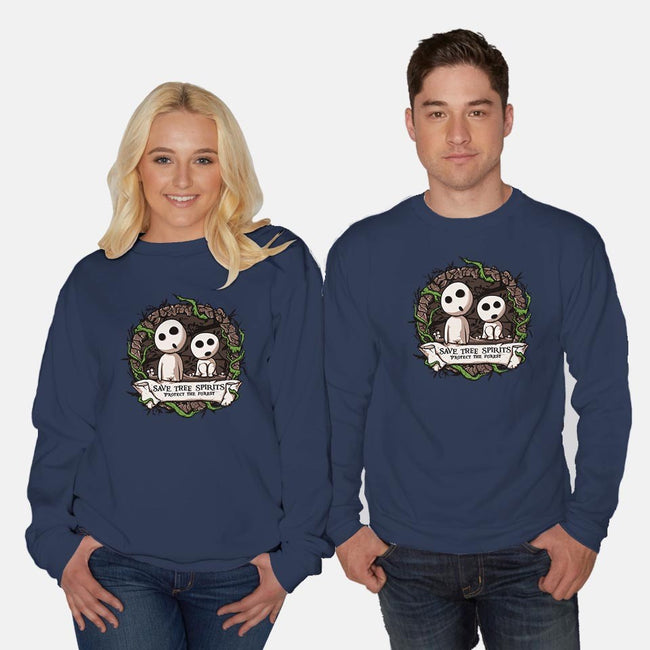 Save The Tree Spirits-unisex crew neck sweatshirt-ducfrench