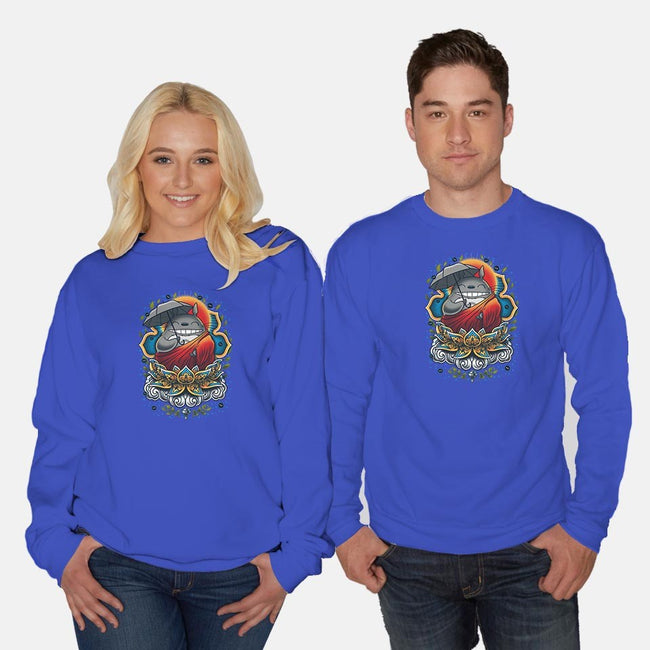 Enlightened Neighbor-unisex crew neck sweatshirt-Bamboota