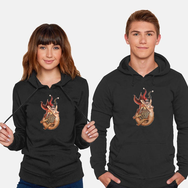 Old School Mermaid Trouble-unisex pullover sweatshirt-Zeeee